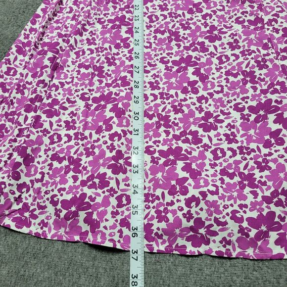 Gap Sun Dress Pink Multicolor Spagetti Strap Floral Large Beach Party - Picture 3 of 10